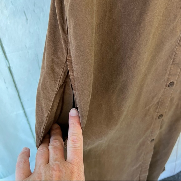 Bella Dahl Midi Shirt Dress in Brown - Picture 8 of 13